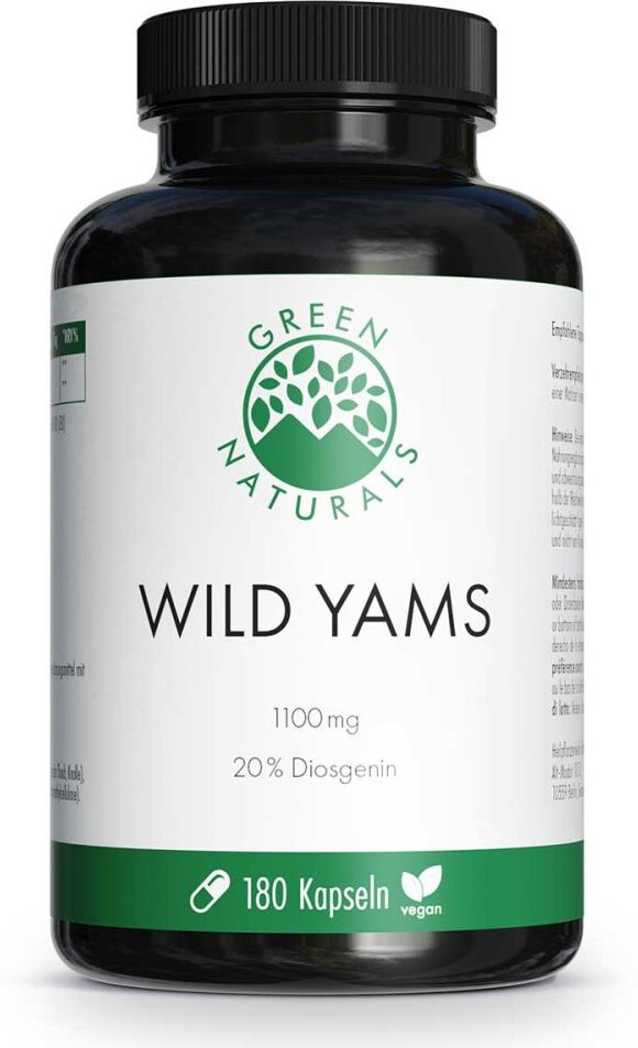 GREEN NATURALS Wild Yam Hochdosiert Kapseln vegan