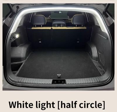 Of Wheels Deals LED Trunk Light Strip, Automatic Sensing, Wiring Free Car Ambient Interior Decoration, High Brightness Tailgate Lighting 2m White Light