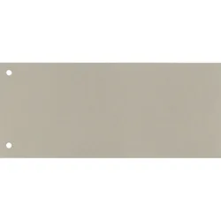Soennecken Trennstreifen 10,5x24cm Karton grau 100 Stück