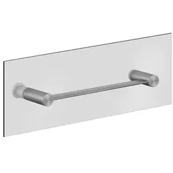 Gessi316 Handtuchhalter 300 mm zur Montage an einer Glaswand, 54921707, Farbe: Metall Schwarz gebürstet PVD