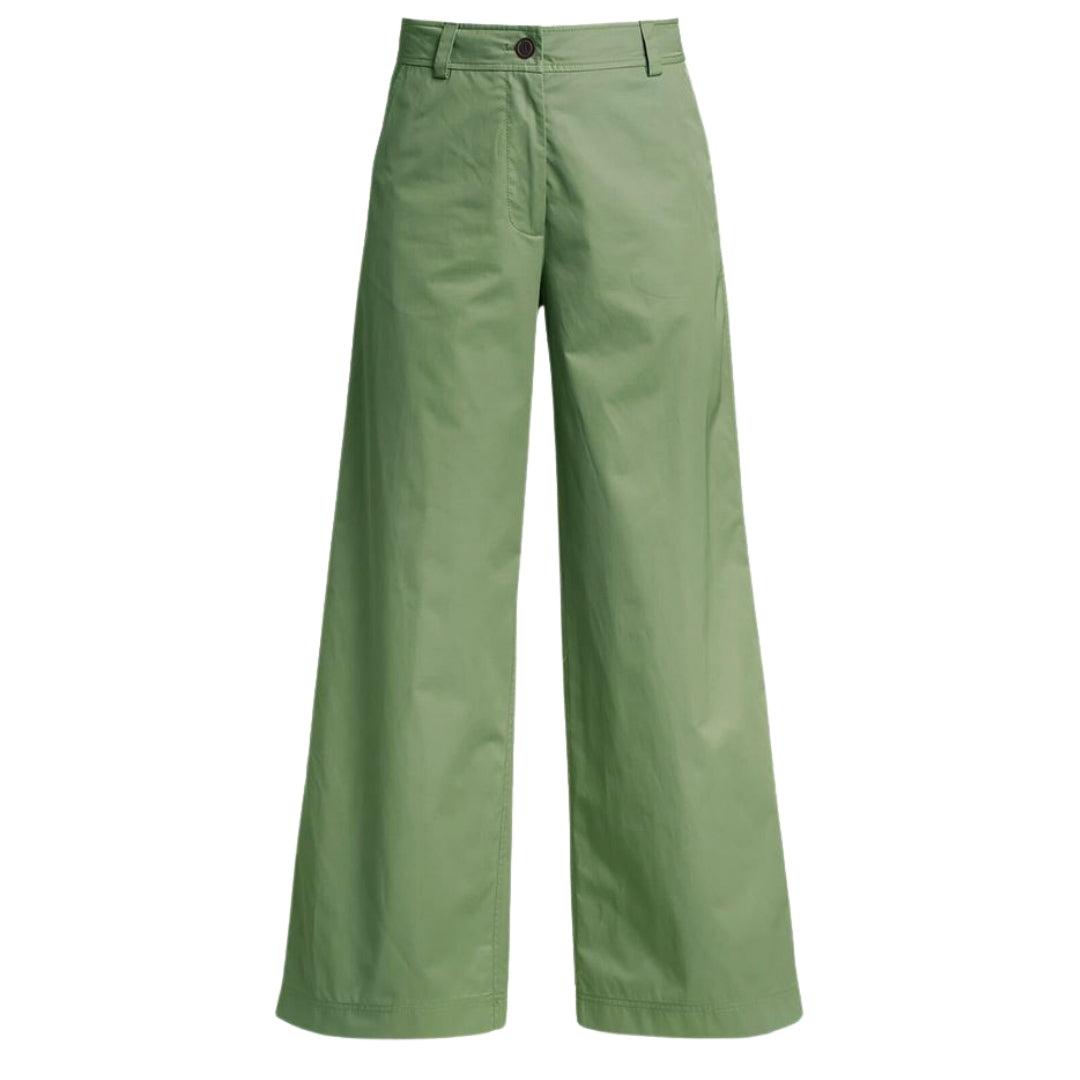 Parajumpers Amazonas groene wijd uitlopende broek