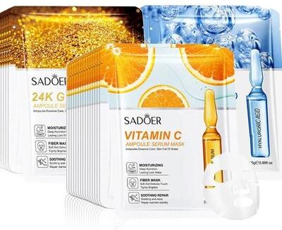 Uplift Picks 24K Gold Hyaluronic Acid Firming And Moisturizing Face Mask 15pcs 24K Gold Hyaluronic Acid Firming And Moisturizing Face Mask 15pcs