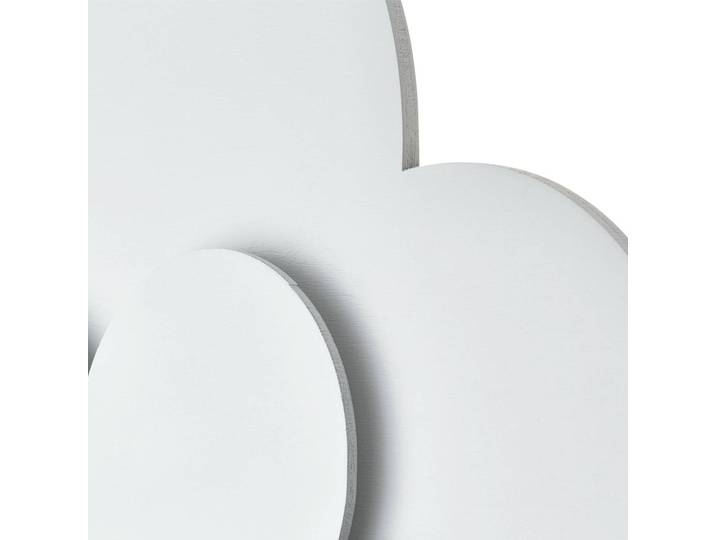 Elobra LED-Wandleuchte Wölkchen mit Stecker, weiß, Holz, dimmbar Wölkchen,, weiß / opal, für Kinderzimmer, Holz