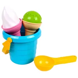 Ice Cream Sand Set Blauer Eimerlöffel 5736
