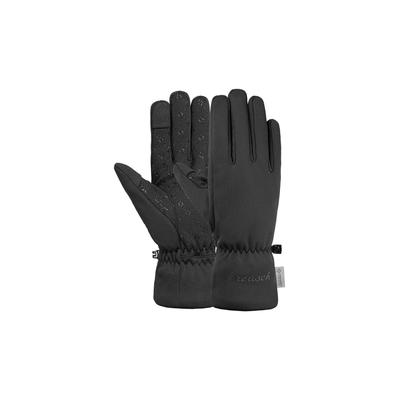 Skihandschuhe REUSCH "Breeze WINDSTOPPER TOUCH-TEC", Damen, Gr. 8, schwarz, 99% Polyester, 1% Elasthan, Handschuhe, mit elastischem Material
