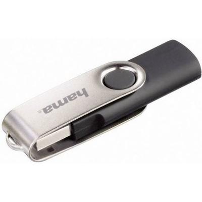 Hama Rotate USB-Stick 64GB Schwarz 104302 USB-A (USB 2.0)