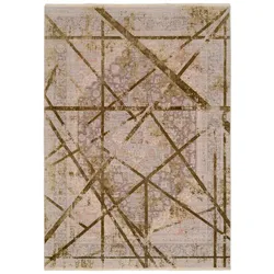Musterring Vintage Teppich Arizona 240 x 330 cm Mischgewebe Oliv
