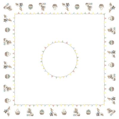 10x PAPER + DESIGN Dunicel® Mitteldecke 84 x 84 cm Bunny Joy
