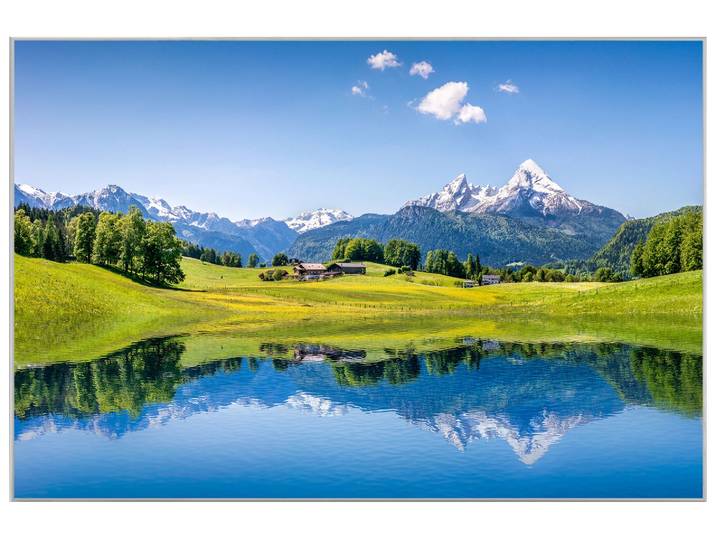 Bild mit Rahmen Alpensee image LAND