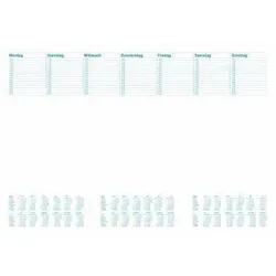 Rnk Verlag RNK Schreibunterlage Office 46617 Blanko mit Kalendarium 30Blatt