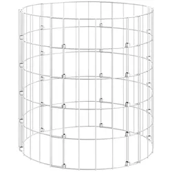 vidaXL Gabionen-Säule Rund Verzinkter Stahl Ø50x50 cm