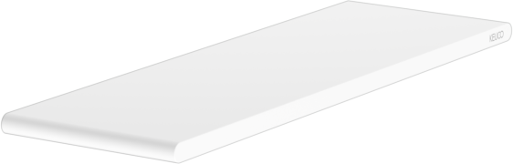 KEUCO AVENO Duschablage 14658510000 32,8 cm, zum Kleben/Schrauben, weiß matt