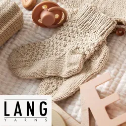 Strickanleitung – Socken "Henrik" aus Lang Yarns Baby Cotton Naturally Colored