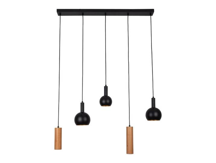 PENDELLEUCHTE Natur, Schwarz