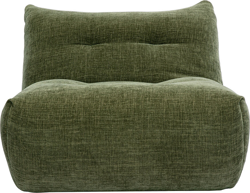 Miliboo Lounge-Sessel in kaki-gefärbtem Samt-Textur-Effekt BUMPY