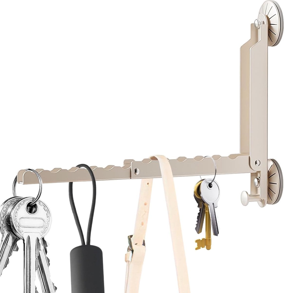 Wit Opvouwbare Wandhanger met 5 cm Breedte