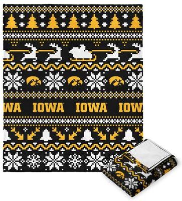 NCAA Xmas Time Silk Touch Throw Blanket