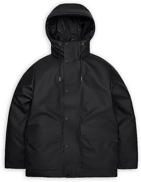 RAINS Regenparka NOME schwarz   L L