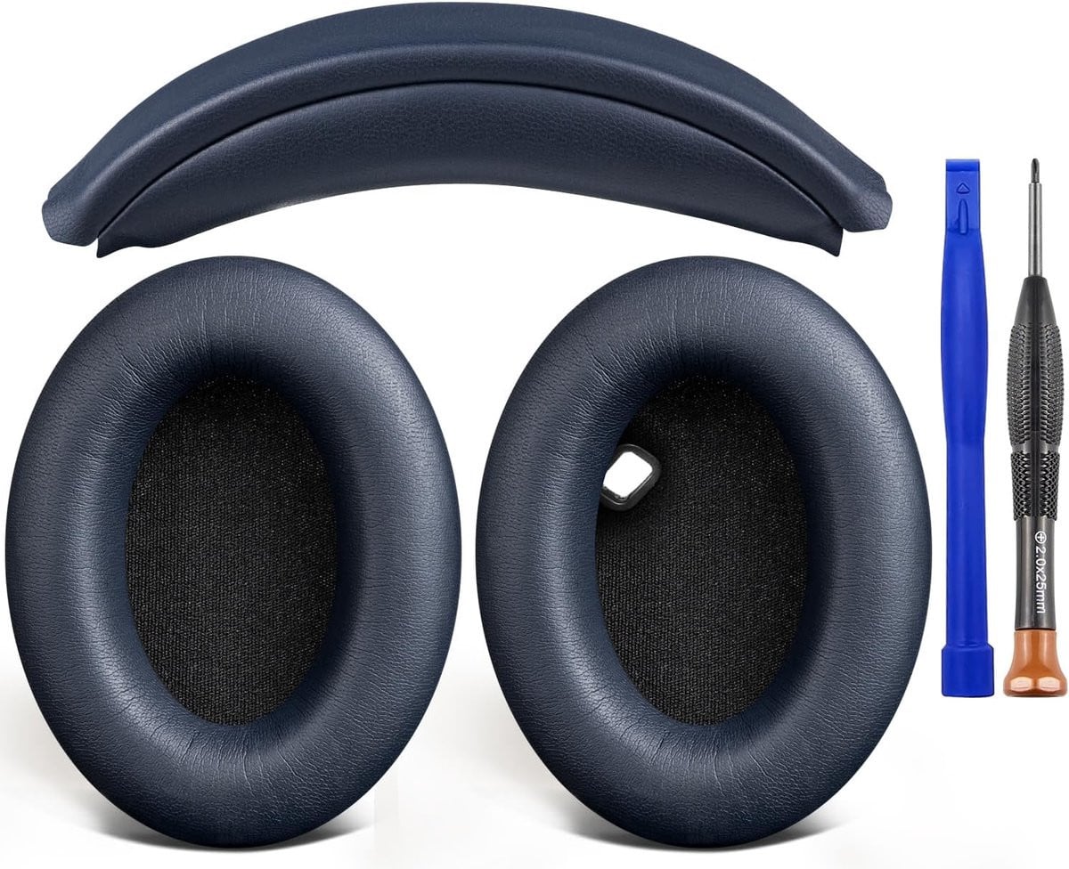Vervangingsset voor Sony WH-1000XM4 Over-Ear Hoofdtelefoon: Oorkussens en Hoofdband