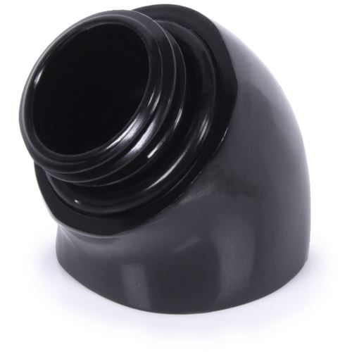 Alphacool Eiszapfen Winkeladapter 45° G1/4 AG auf G1/4 IG - schwarz