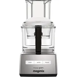 Magimix 18471EA 4200 XL Küchenmaschine, Kunststoff, Chrom, Standmixer, Silber