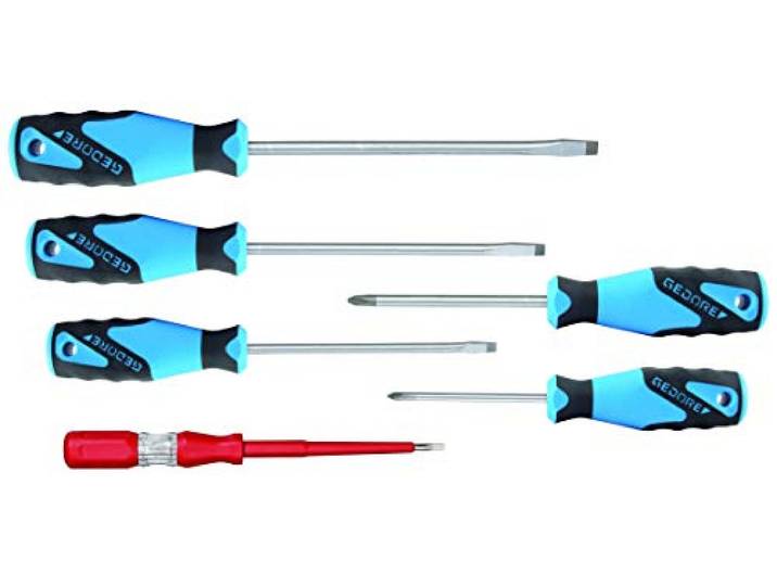 GEDORE Schroevendraaierset 6-delig, incl. fasetester
