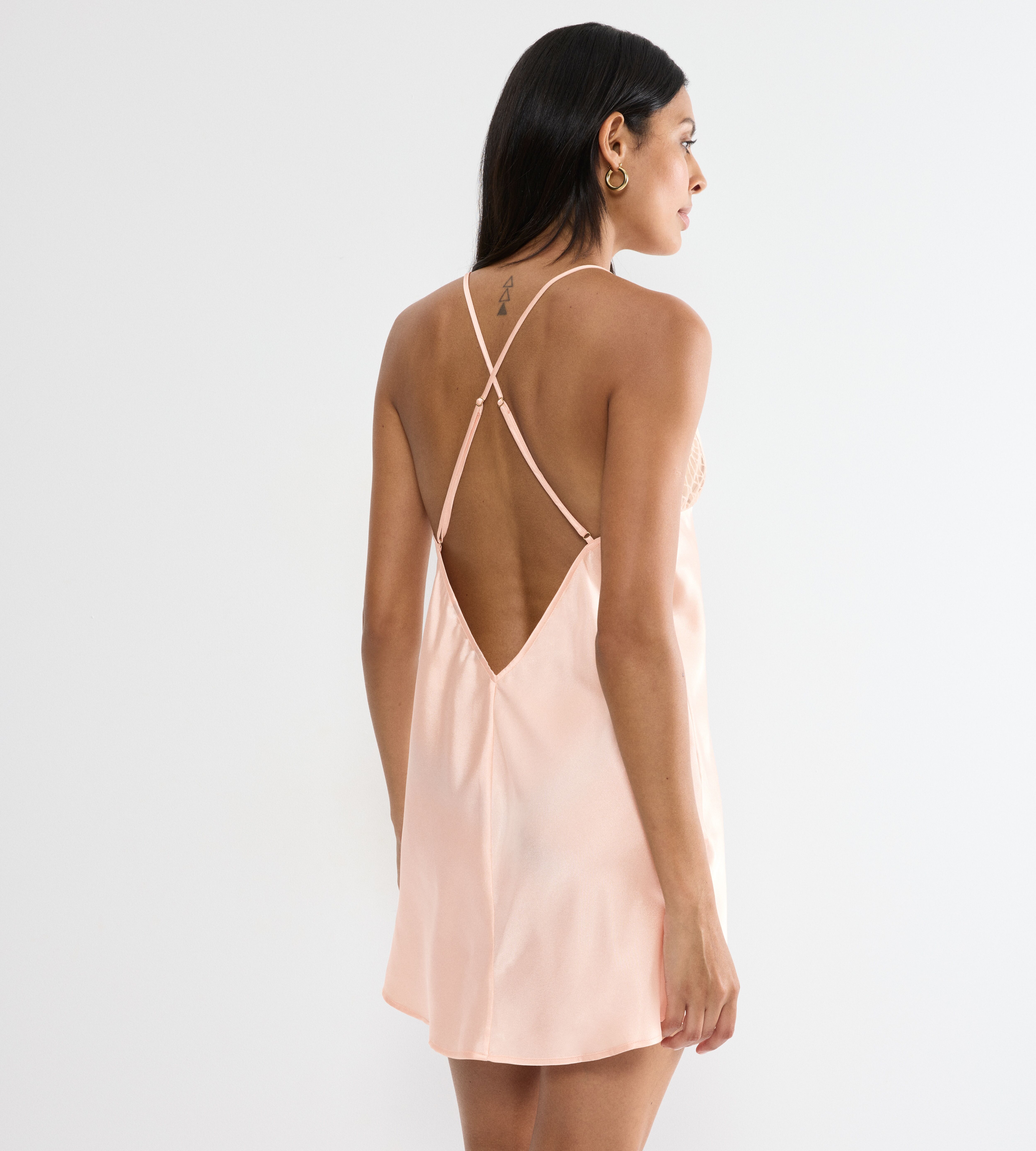 Unterkleid TRIUMPH "A Weekend to Remember NDW", Damen, Gr. 38, N-Gr, Satin, rosa (porcelain), Satin, Obermaterial: 100% Polyester, Kleider Unterkleid, weich und sinnlich