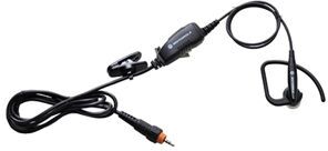 Kit microphone contour d'oreille pour Motorola CLP446 Micro-oreillette avec bouton PTT