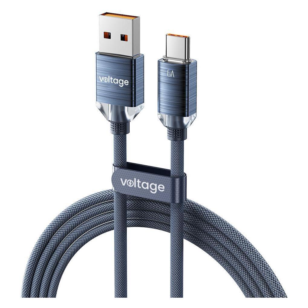 DVA Electric Kabel USB voltage USB-A - USB-C 1 m Niebieski (VEKC66AC100BE) (1 m) (62250567)
