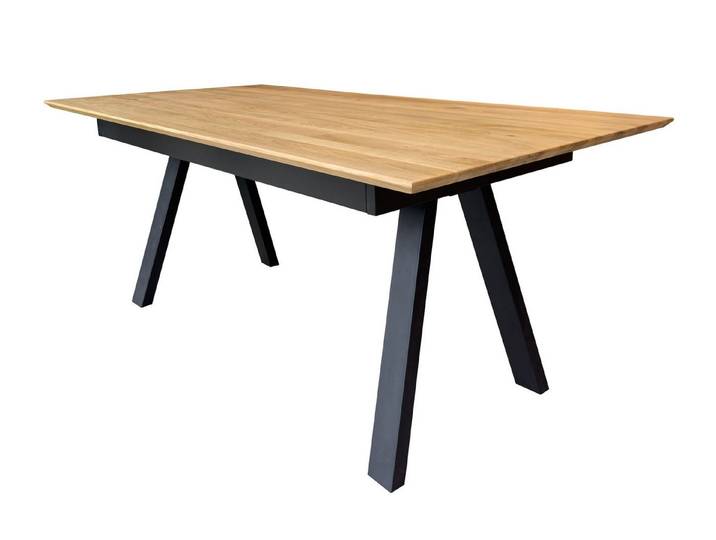 Woodroom Esstisch Calais (mit Auszug Wildeiche massiv geölt), Tisch, Esszimmertisch