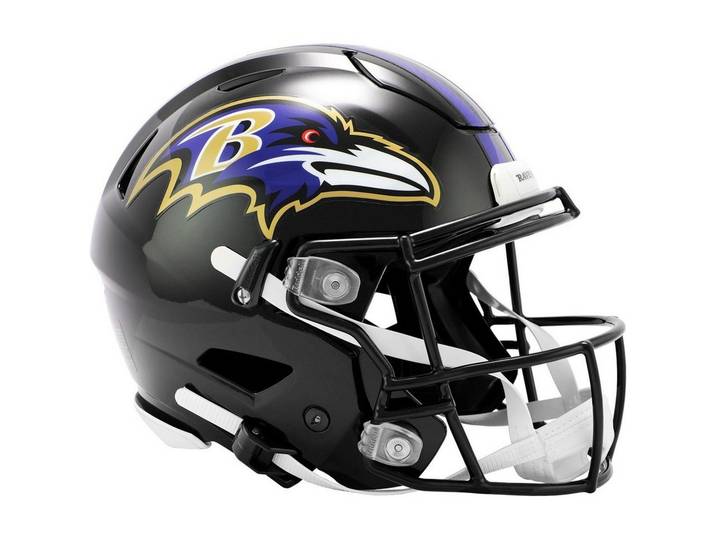 Riddell Sammelfigur Authentic SpeedFlex Helm NFL Baltimore Ravens