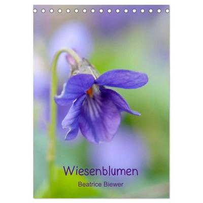 Wiesenblumen (Tischkalender 2026 DIN A5 hoch), CALVENDO Monatskalender