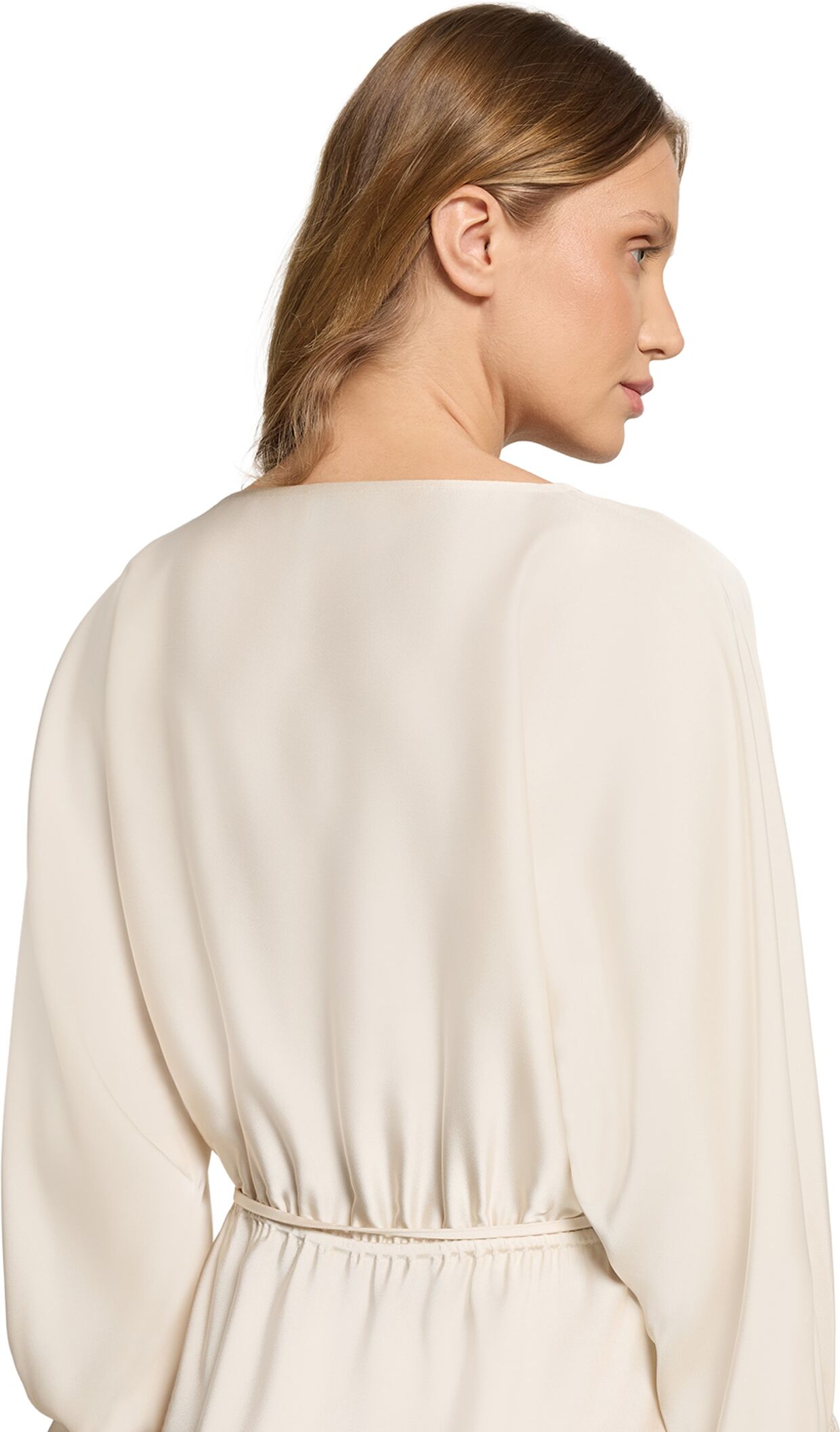 Cocktailkleid VERA MONT "Cocktailkleid mit U-Boot-Ausschnitt", Damen, Gr. 40, EURO, beige (champagne sorbet), Obermaterial: 100% Polyester PES., Kleider Cocktailkleid