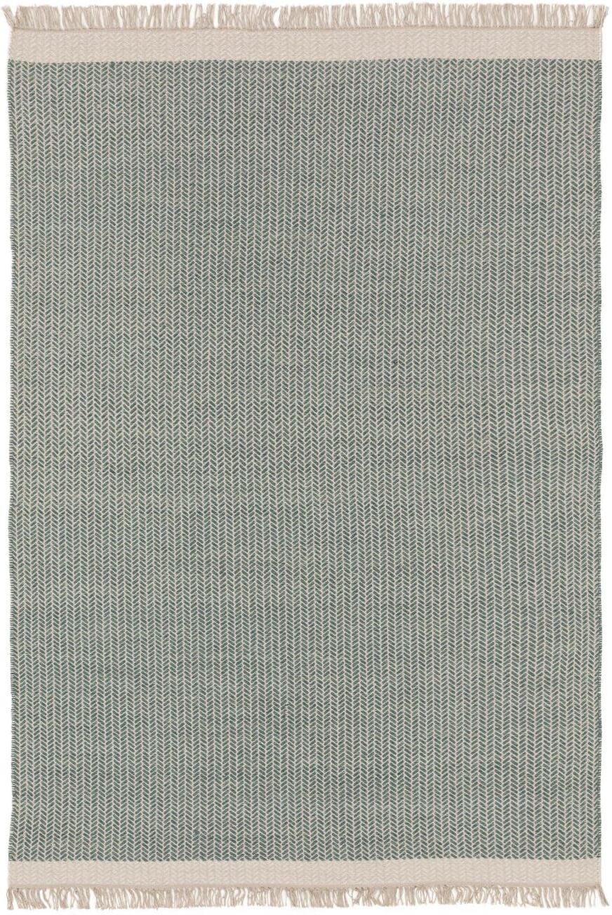 Benuta Tapis de laine menthe 120x170 Vert 120x1x170cm