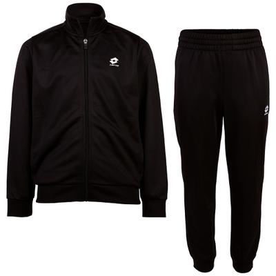 Trainingsanzug LOTTO, Jungen, Gr. 134/140, schwarz (caviar), 100% Polyester, unifarben, Sportanzüge Trainingsanzug, - besonders leicht & bequem