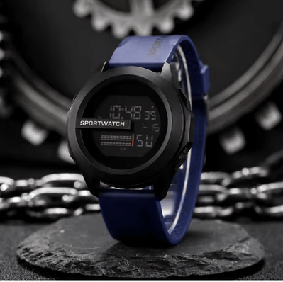 Inspire Essentials TitanMax Luminous Digital Sports Watch dark Blue