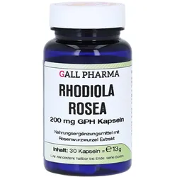 Rhodiola Rosea 200 mg GPH Kapseln 30 St