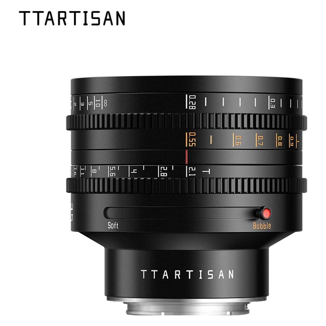 TTArtisan 35mm T2.1 Sony E (Sony E, Vollformat) (F3521-E-B)