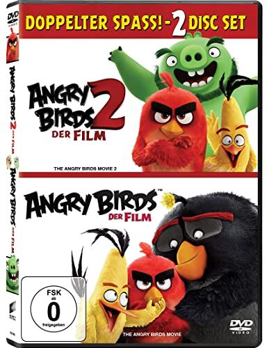 Clay Kaytis, Fergal Reilly - Angry Birds - Der Film & Angry Birds 2 - Der Film [2 DVDs] - Preis vom 08.10.2026 07:26:42 h