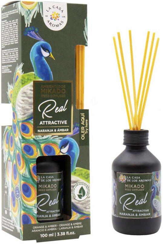 La Casa De Los Aromas Ambientador mikado Real Attractive #naranja & ámbar