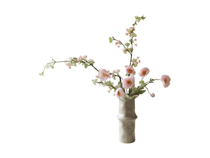 Botané Bouquet artificiel Blossom Veil pavot, saule des neiges