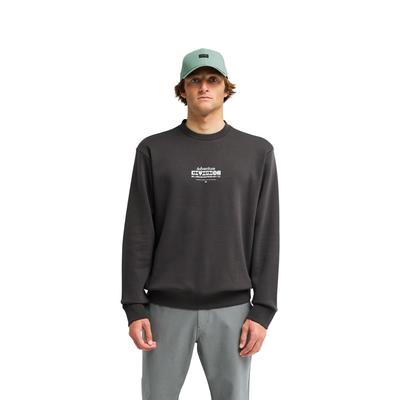 Sweatshirt BILLABONG "Compass", Herren, Gr. M, schwarz (washed schwarz), Obermaterial: 55% Baumwolle, 25% Baumwolle, 20% Polyester., Sweatshirts Sweatshirt