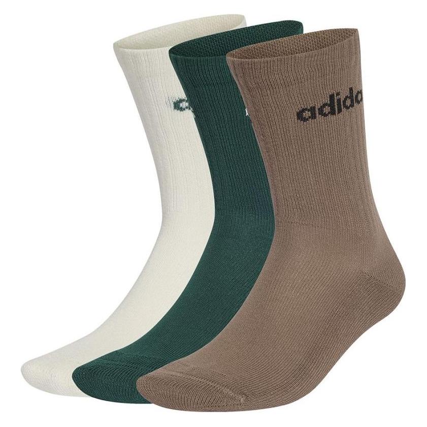 Adidas Skarpety Cushioned Linear Crew 3er-Pack KQ6794 40-42 (40 - 42) (71852539)