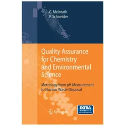 Quality Assurance for Chemistry and Environmental Science, Fachbücher von Günther Meinrath, Petra Schneider
