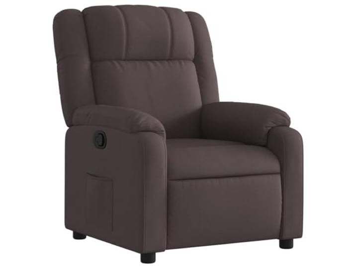 vidaXL Relaxsessel Dunkelbraun Stoff