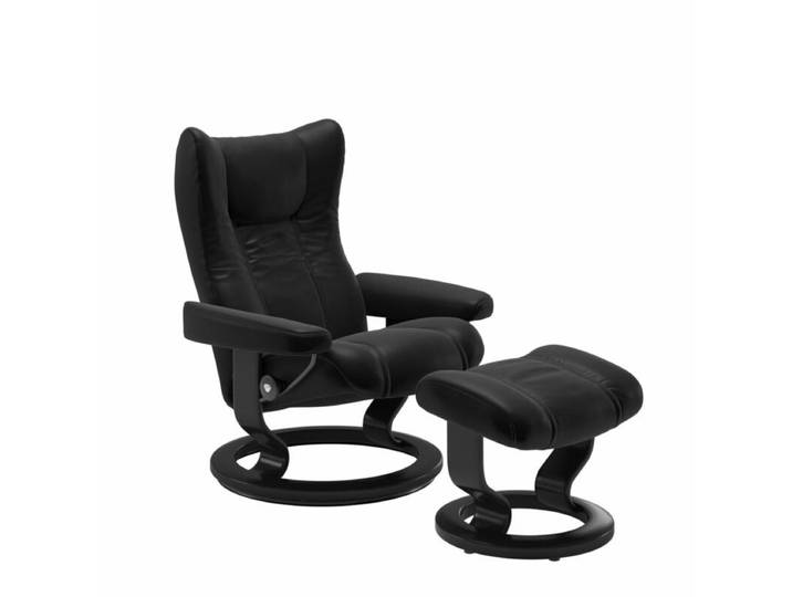 Stressless Wing Sessel Classic wahlweise mit Hocker - Leder Bati