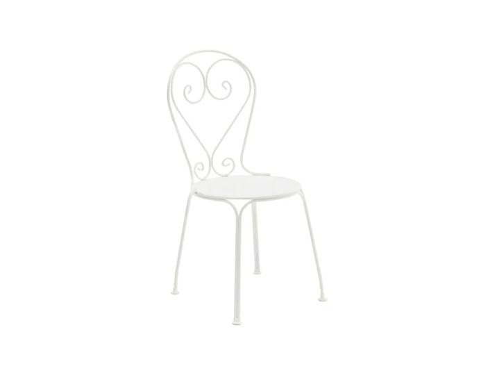 Byarums bruk Chaise Classic No.1 Blanc, assise en tôle