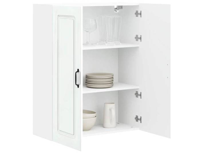 Promo printemps Armoire de cuisine Kalmar Blanc brillant 80x31x100 cm - S5977099