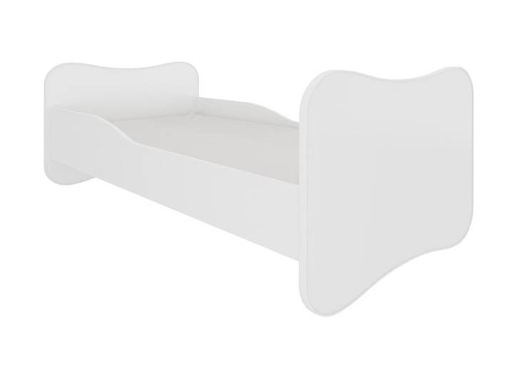 Feldmann-Wohnen Kinderbett Gonzalo (max. Belastbarkeit 110kg, Liegefläche 80 x 160 cm, 1-tlg., mit Matratze und Lattenrost), 88cm weiß 80 x 160cm Liegefläche
