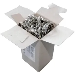 Wedo 100er-Pack Metall-Schlüsselringe 20 mm (Ø)